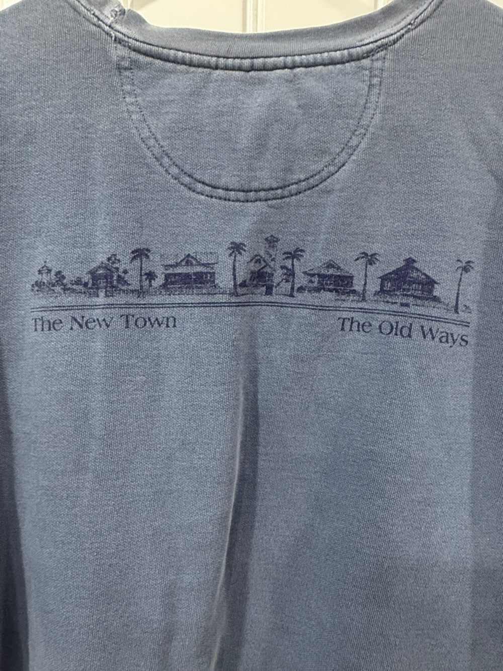 EUC Seaside Crewneck Sweatshirt - Dusty Blue - Picture 4 of 4